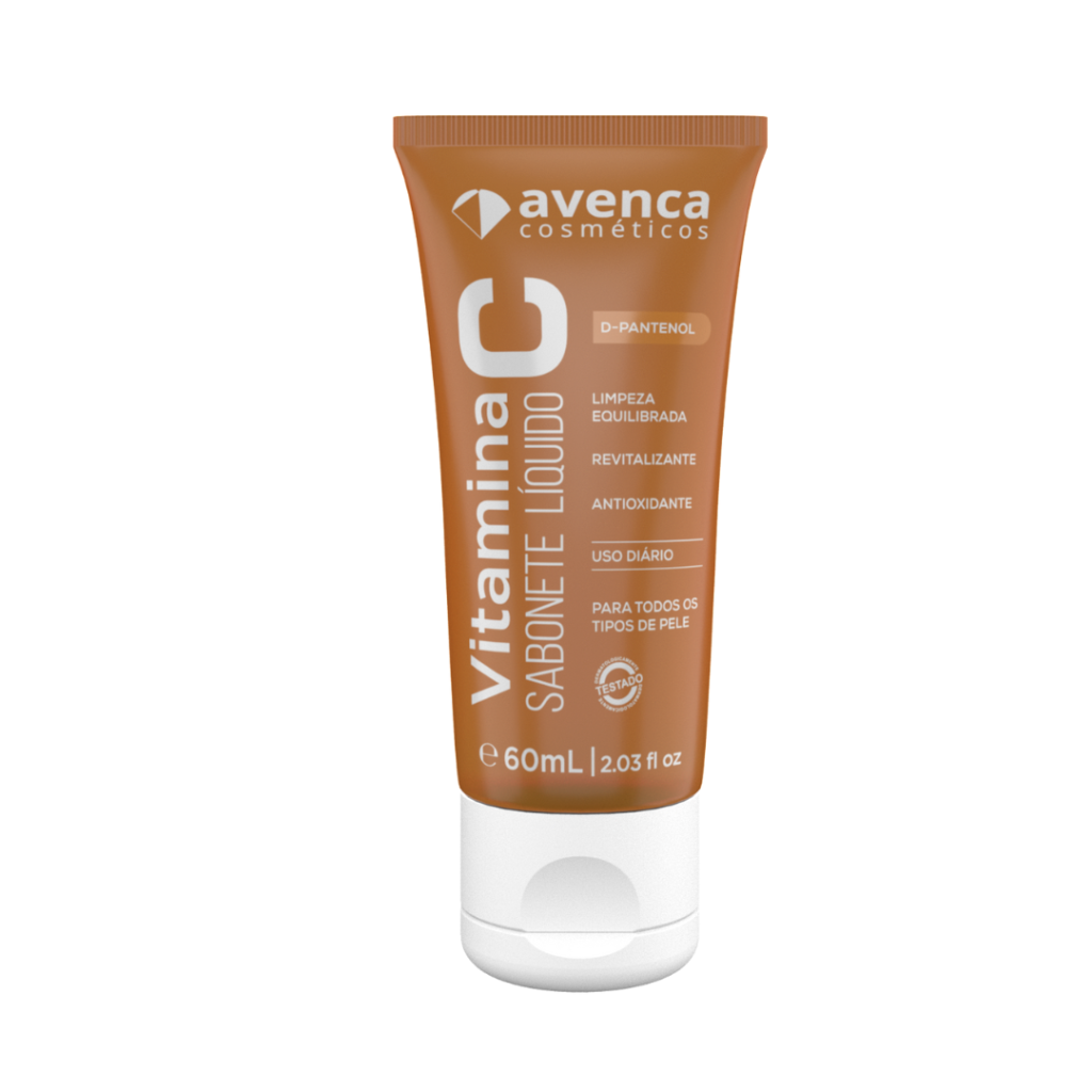 Sabonete Líquido Facial Avenca Vitamica C 60ml 