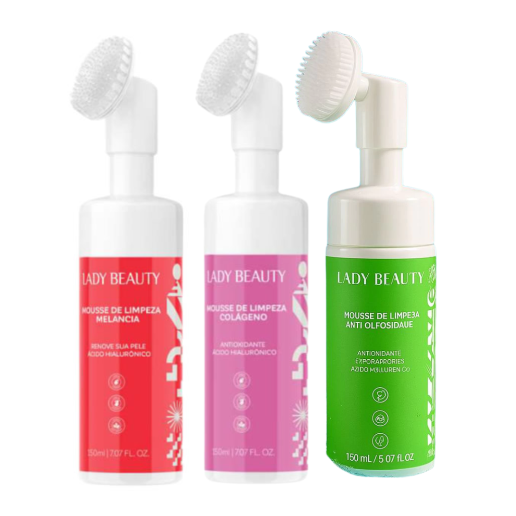 Mousse de Limpeza Lady Beauty 150ml 