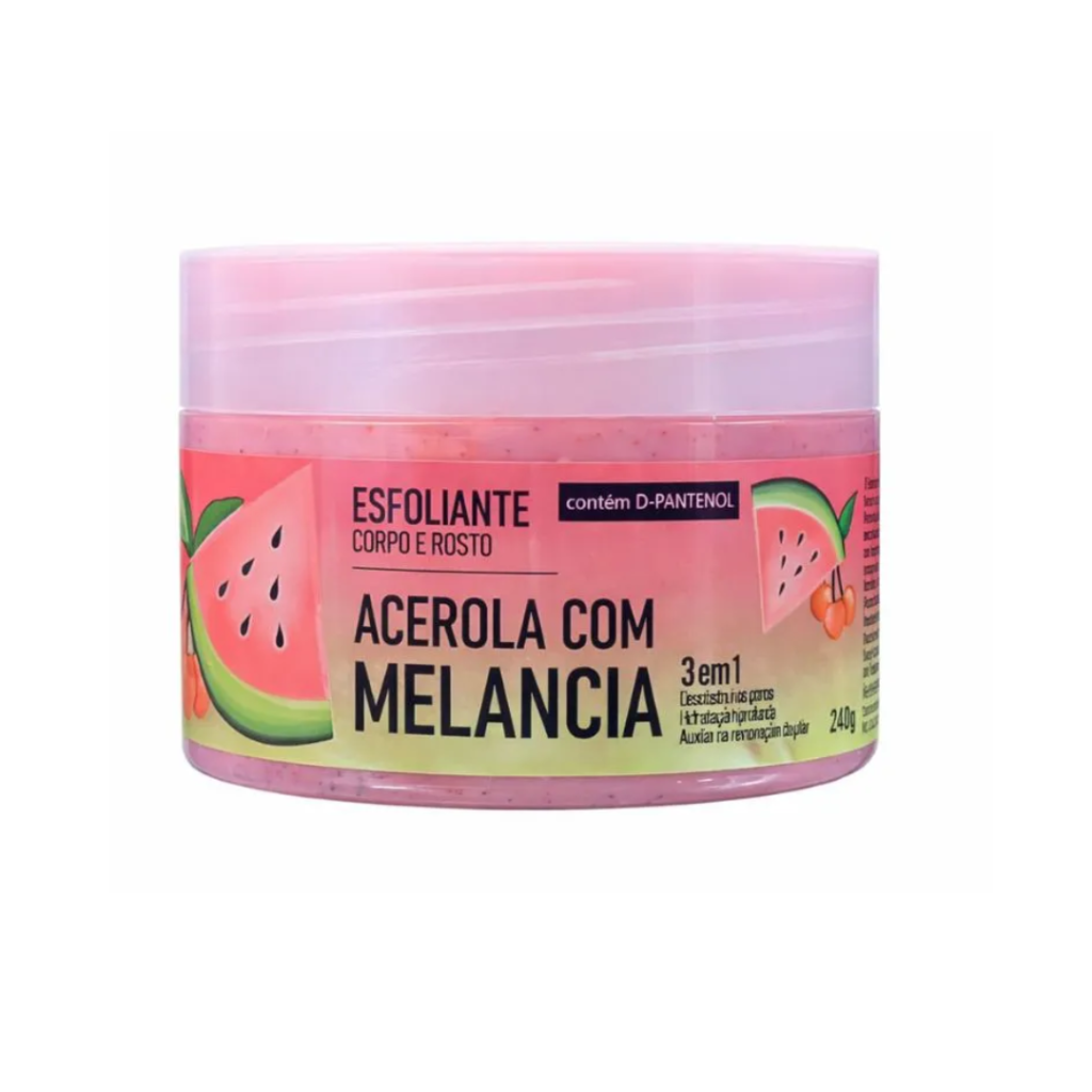 Esfoliante Miss Lary Acerola e Melancia 240g 