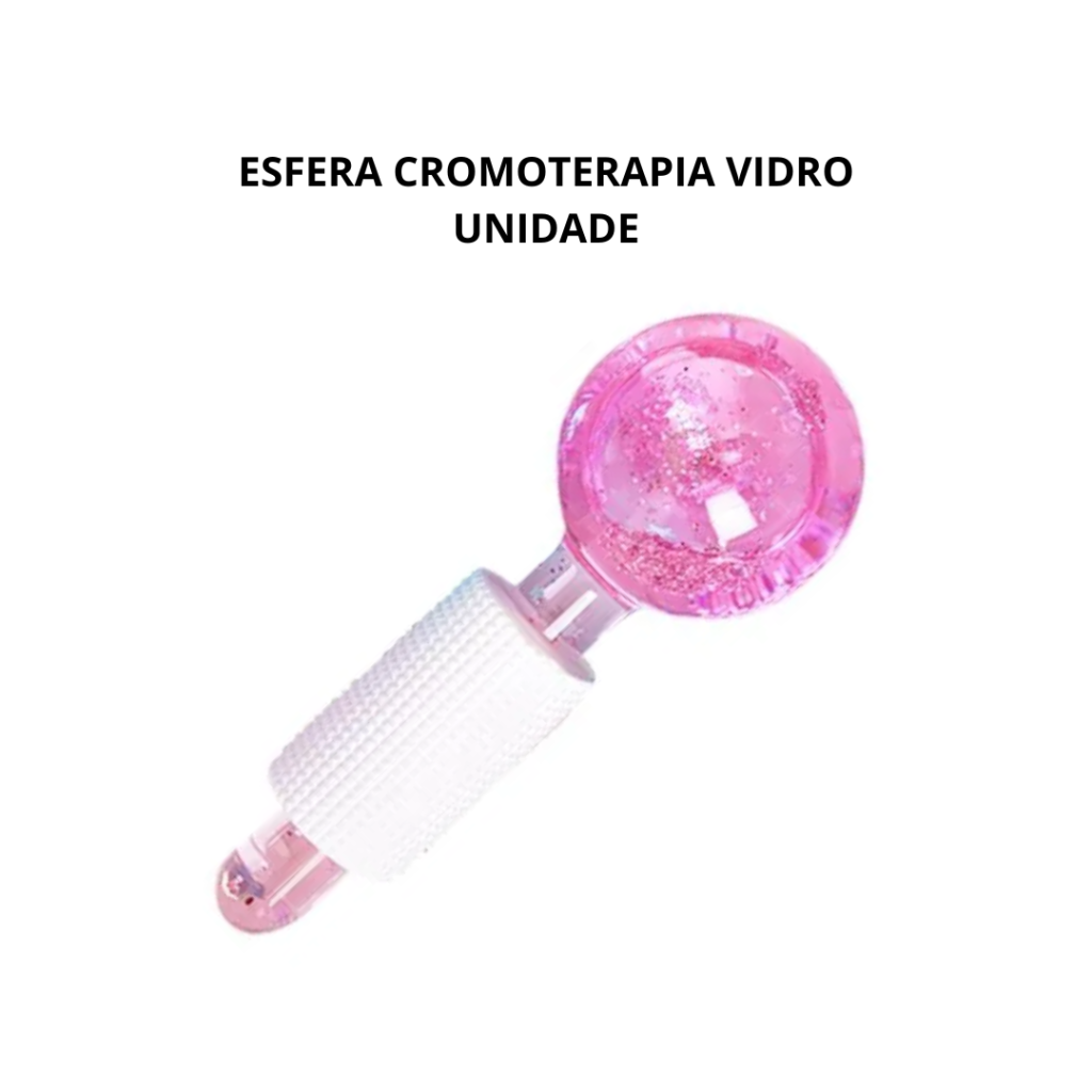 Esfera Cromoterapia Vidro Unitário 