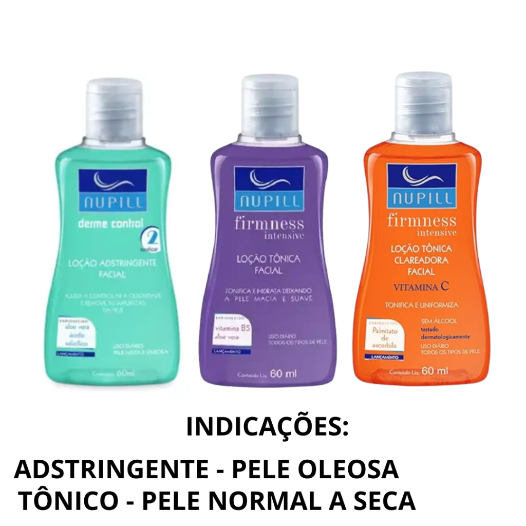 Adstringente Facial Nupill 60ml 