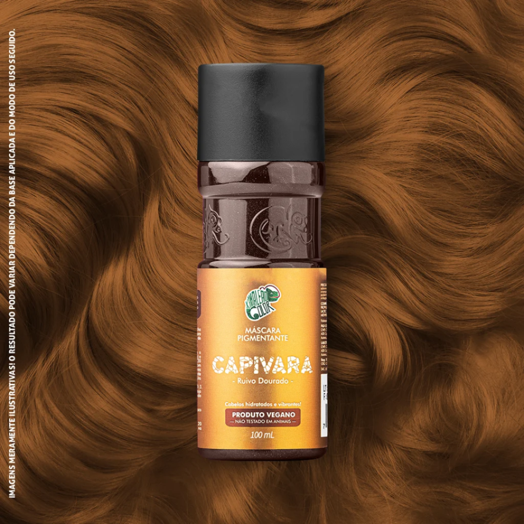 Matizador Cobre Máscara Kamaleão Capivara 100ml 