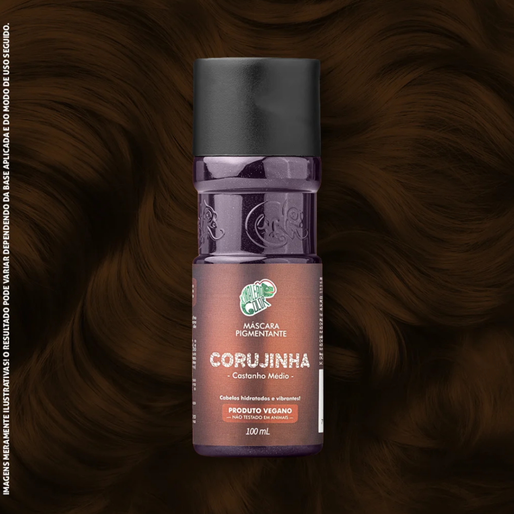 Matizador Castanho Máscara Kamaleão Corujinha 100ml 