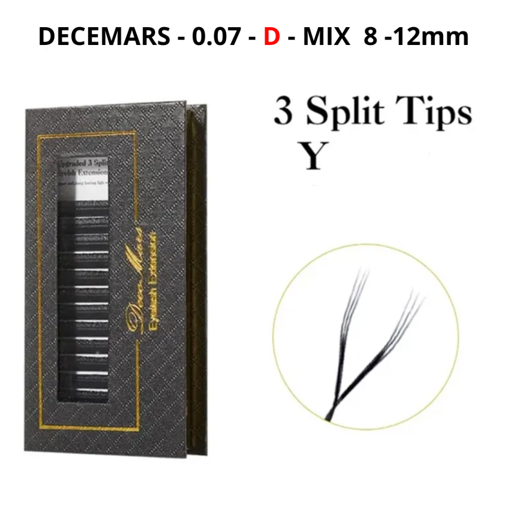 Decemars Fio a Fio Y - 0.07 - D - Mix 8-12mm (Triplo Y) 
