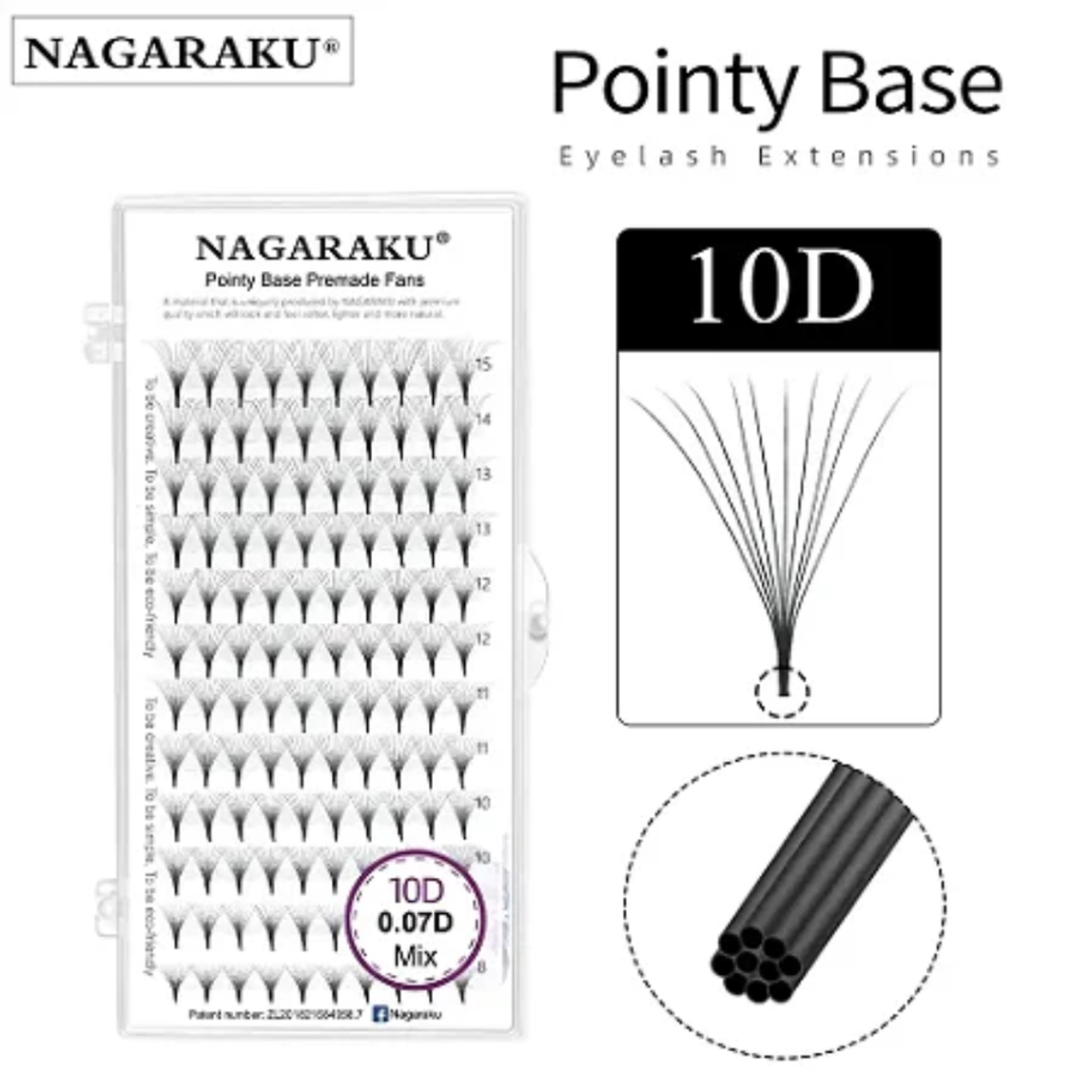 Nagaraku FIo a Fio 10D Fan - 0.07 - D - Mix 8-15mm