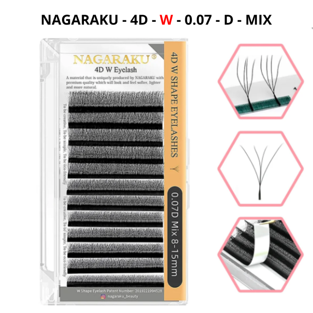 Nagaraku FIo a Fio 4D - W - 0.07 - D - Mix 8-15mm