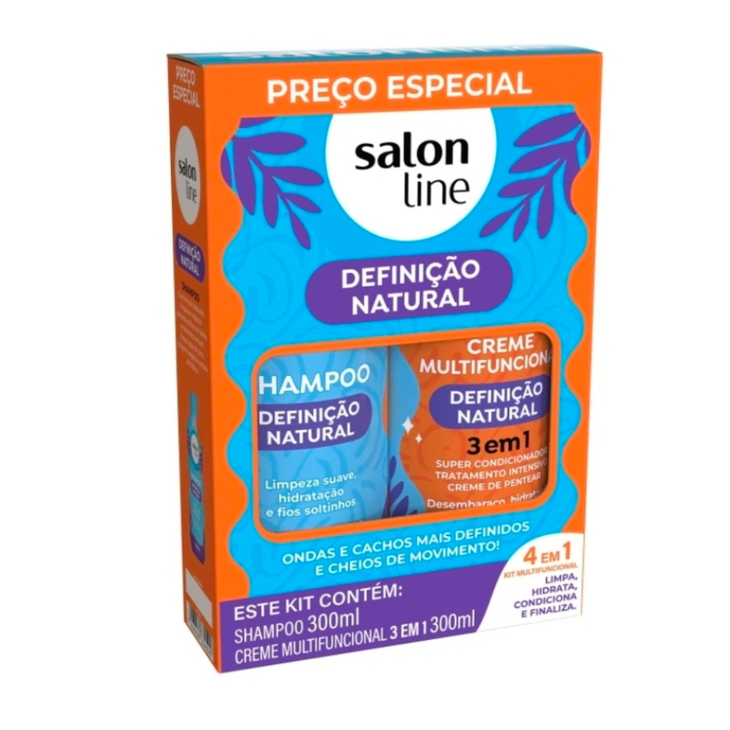 Kit Salon Line Definição Natural 