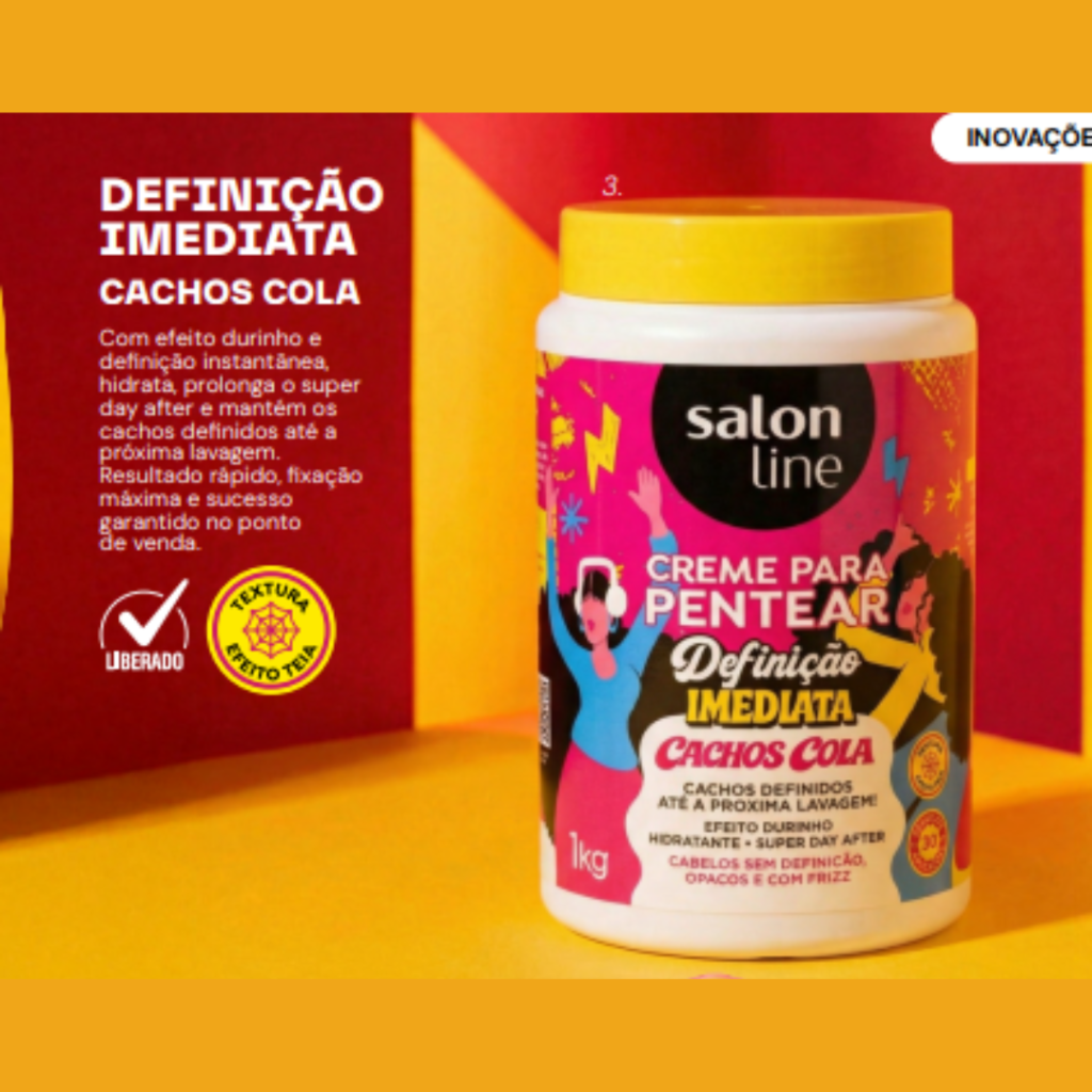 Creme de Pentear 1kg Salon Line Definição Imediata 