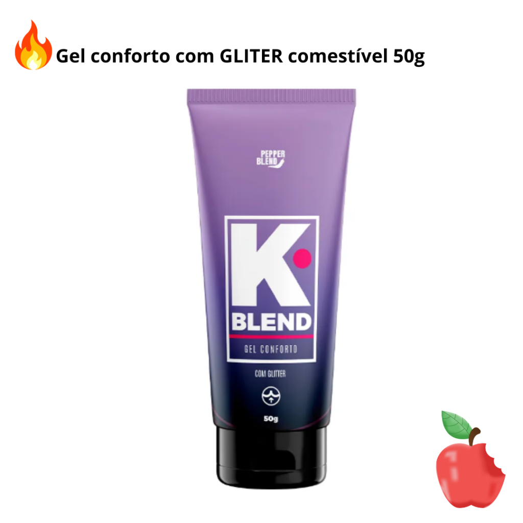 Gel Conforto K-Blend com GLITTER 50g