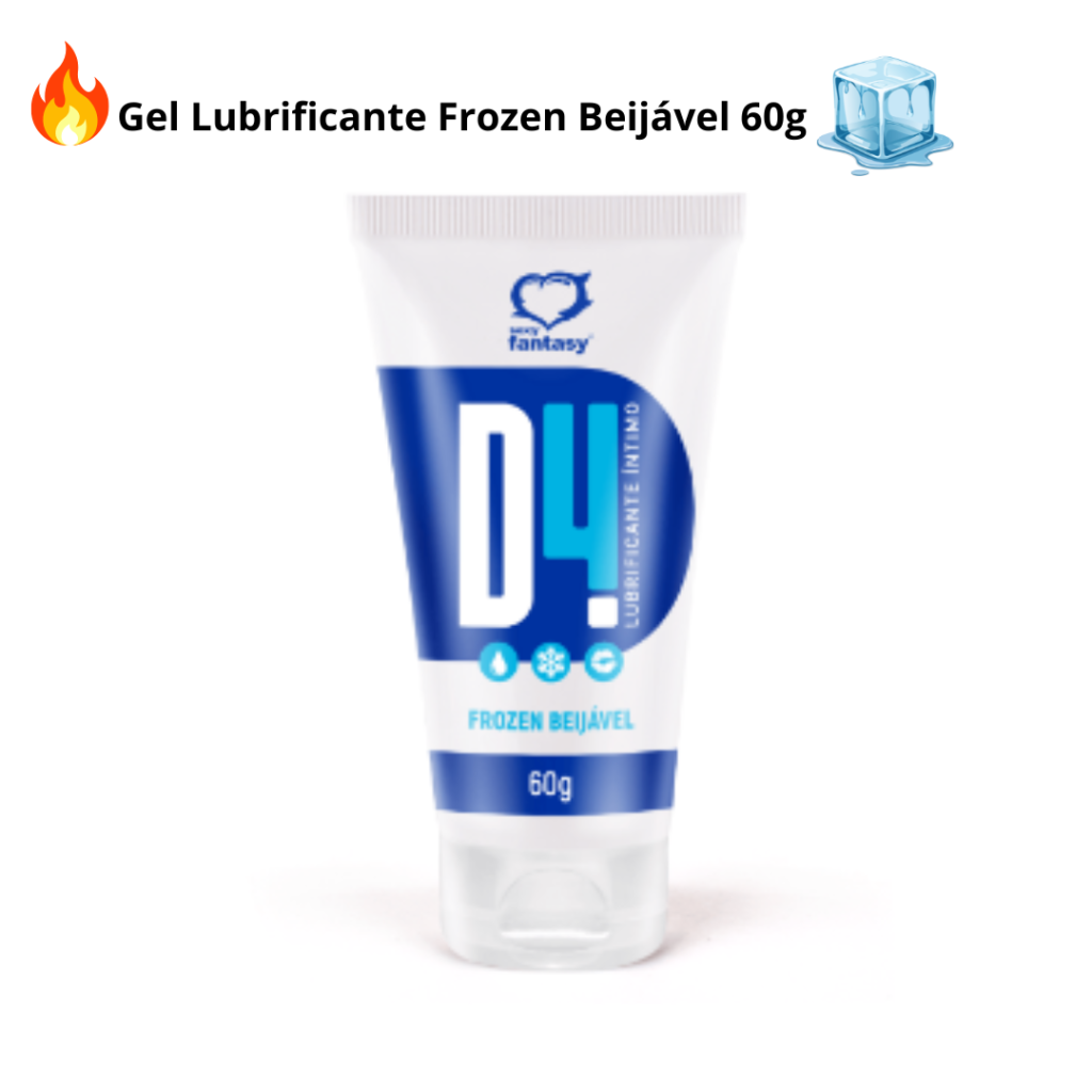 Gel Umectante D4 Frozen Beijável 60g 