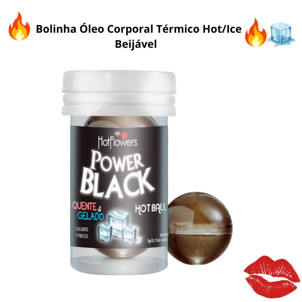 Bolinha Power Black Quente e Frio 2un 