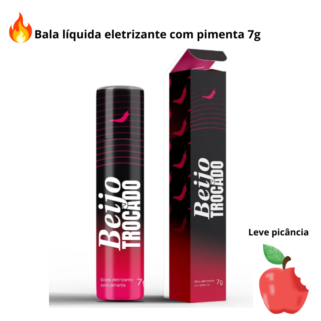 Gloss Eletrizante Com Pimenta Beijo Trocado 