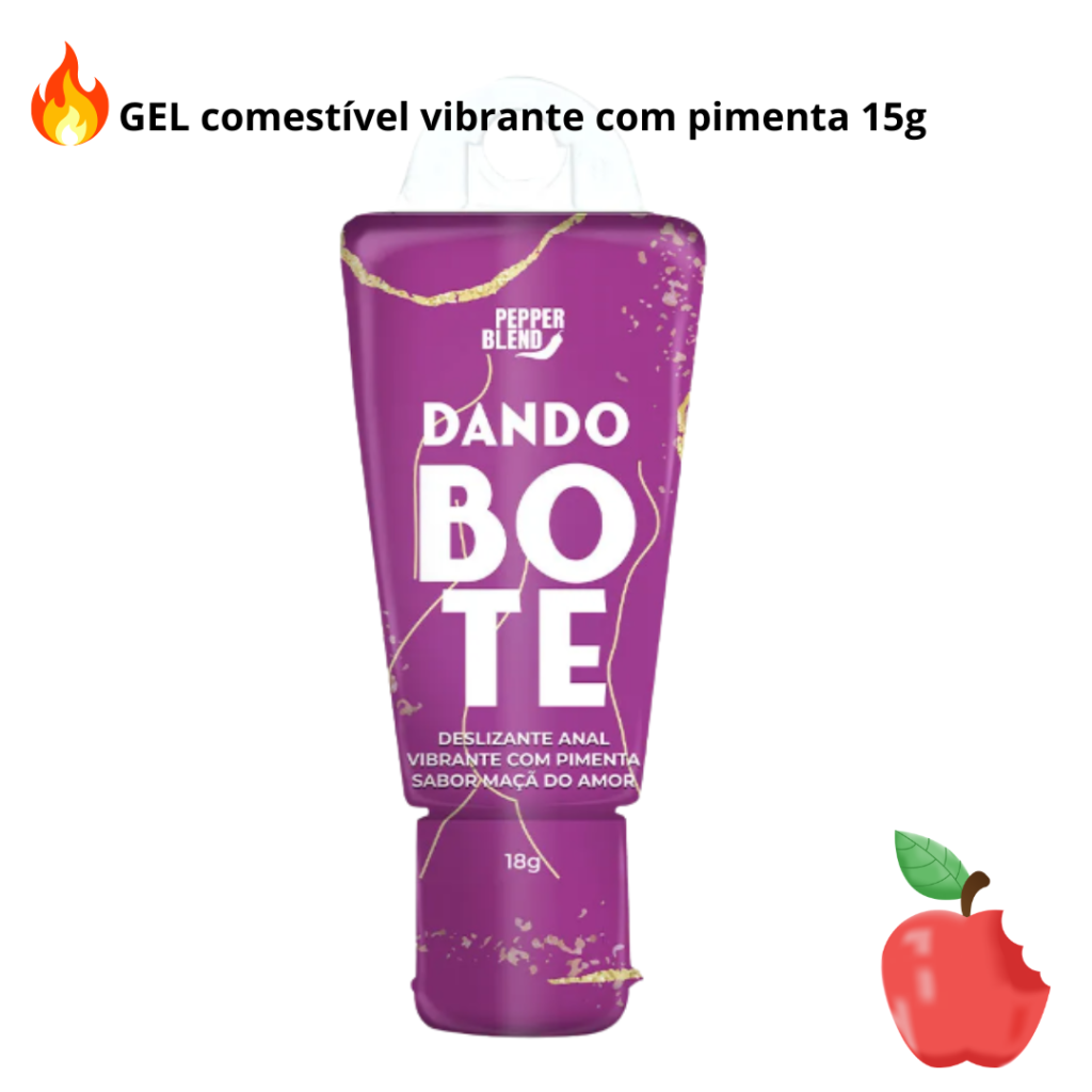 Deslizante Anal Vibrante Maça do Amor 18g 