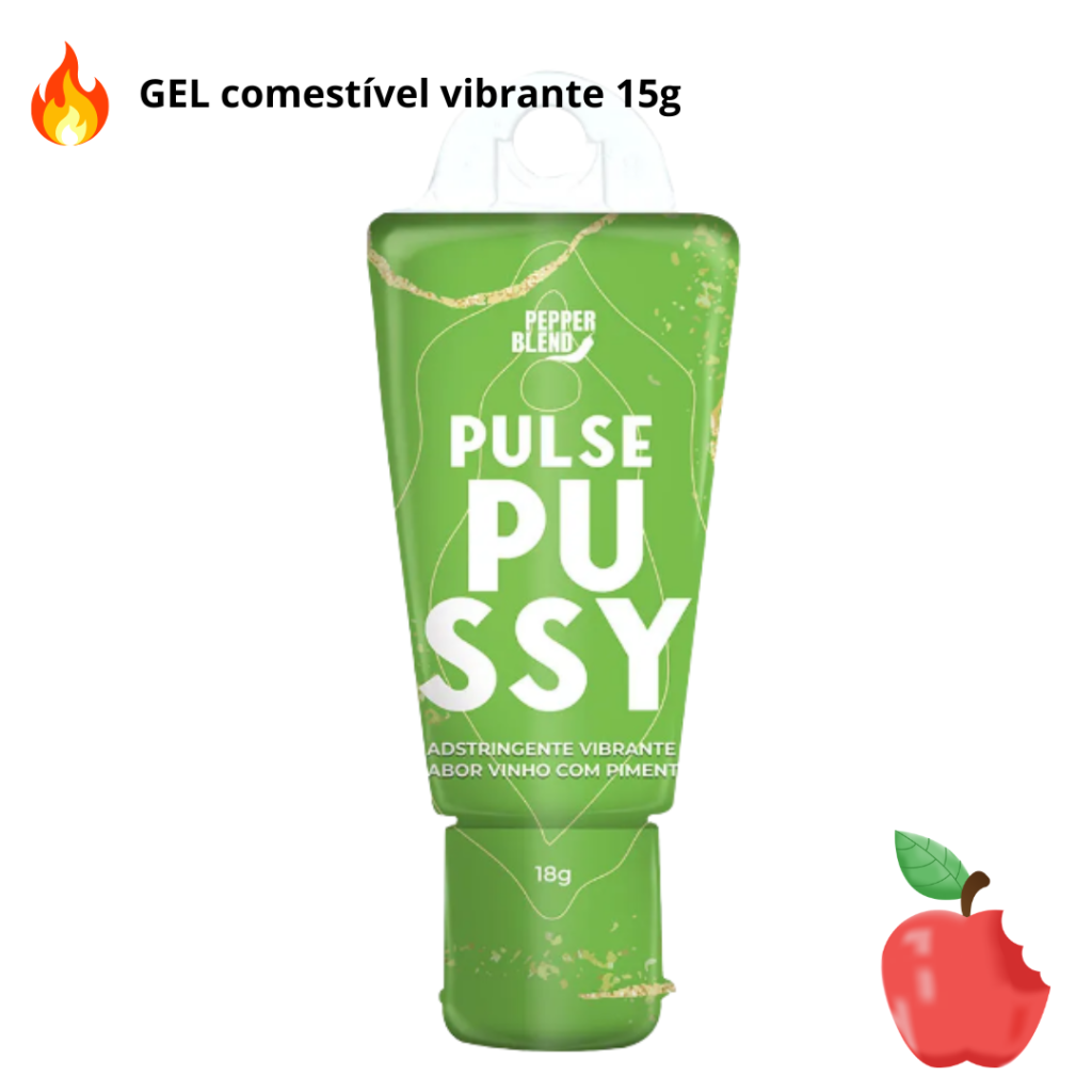 Gel Cosmetível Vibrante Vinho com Pimenta 18g