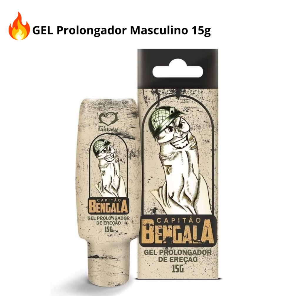 Gel Prolongador Masculino Capitão Bengala 15g