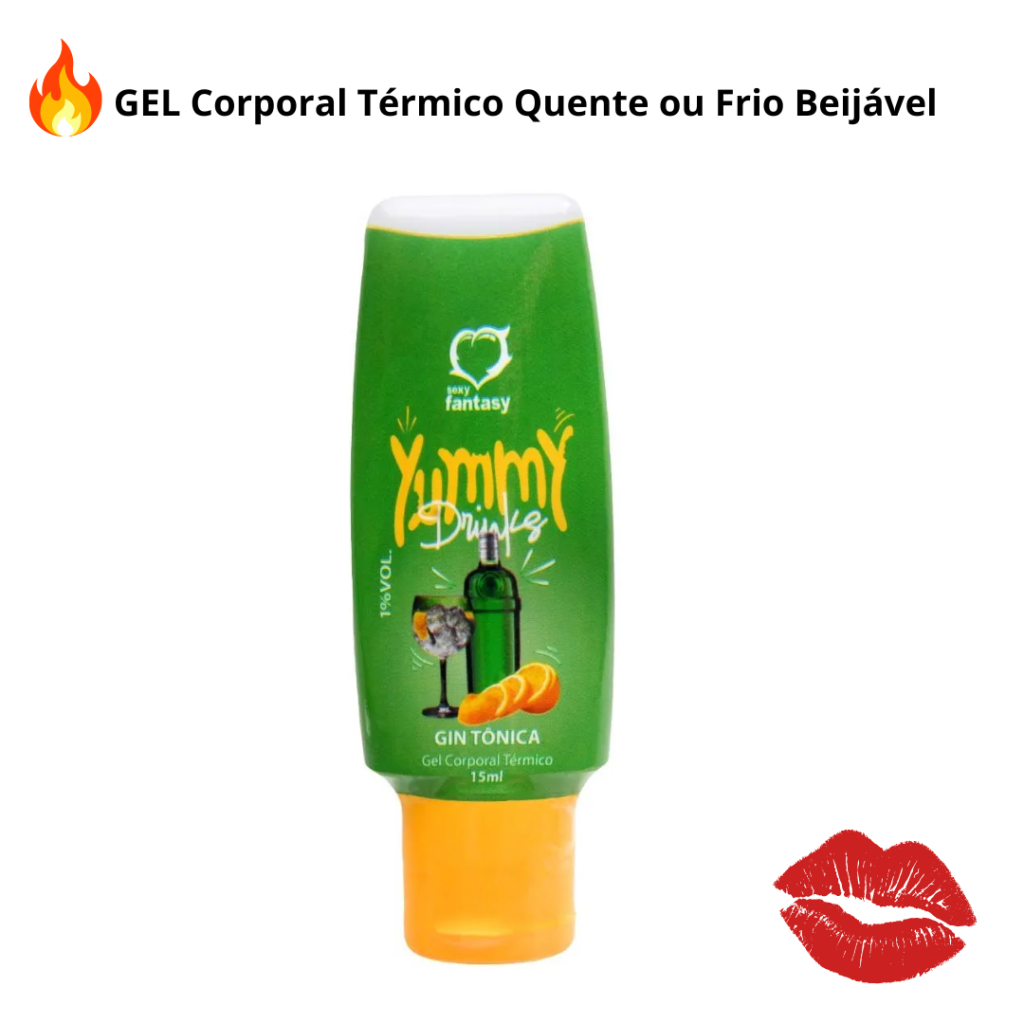 Gel Yummy Térmico Beijável Gen Tônica 15g