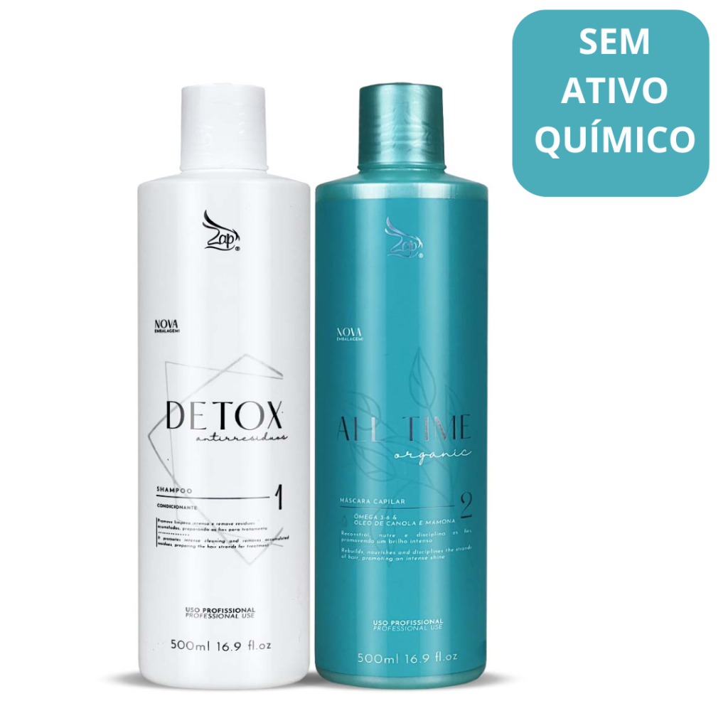 Kit Progressiva Zap 500ml All Time Orgânica