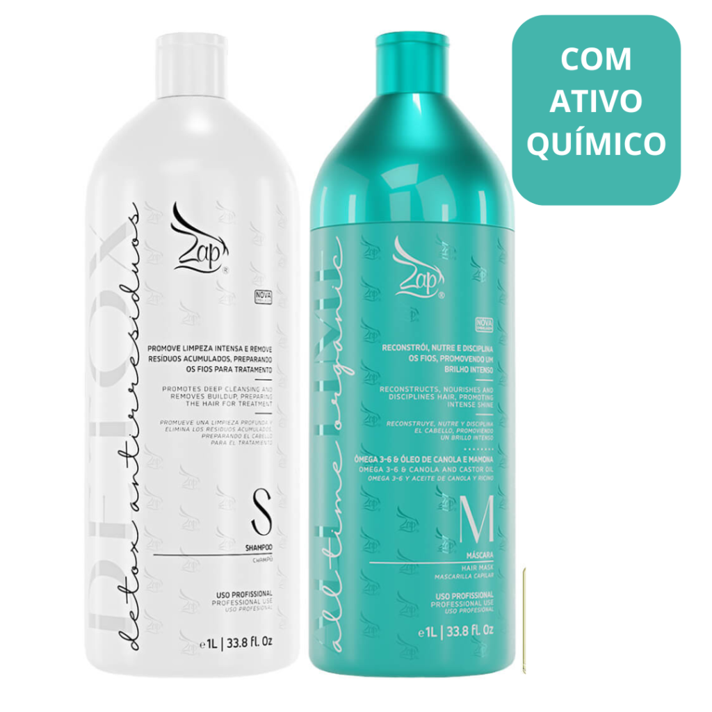 Kit Progressiva Zap 1lt All Time Orgânica 