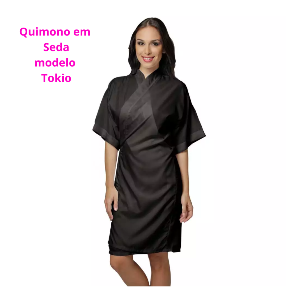 Quimono em Seda Modelo Tokio 