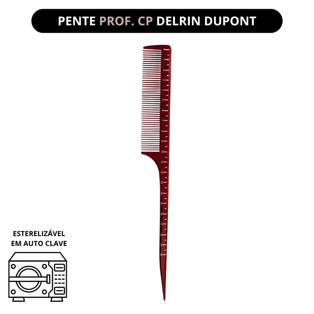 Pente Comare Pequeno Delrin DuPont 