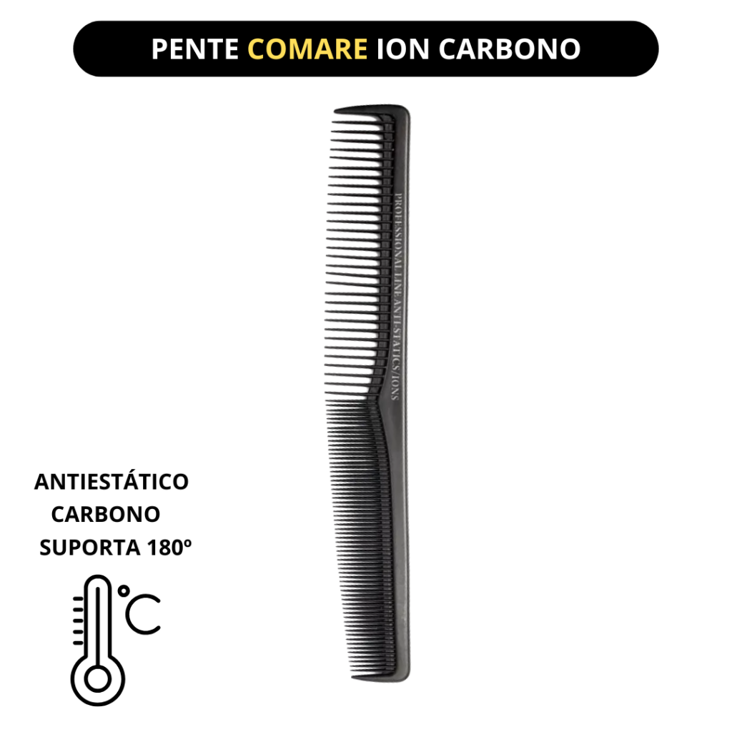 Pente Comare Pequeno Ion Carbono 