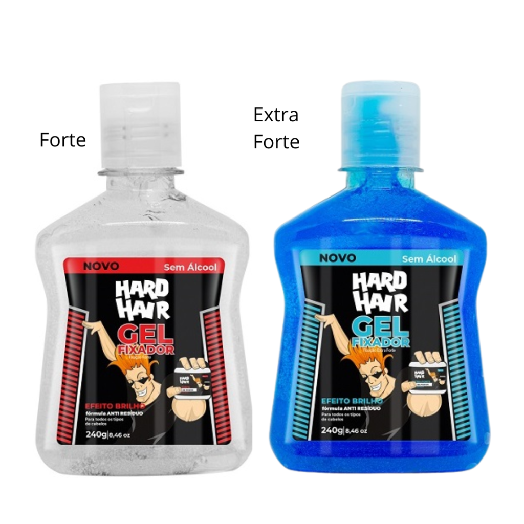 Gel Hard Hair Fixador 240g Sem Alcool 