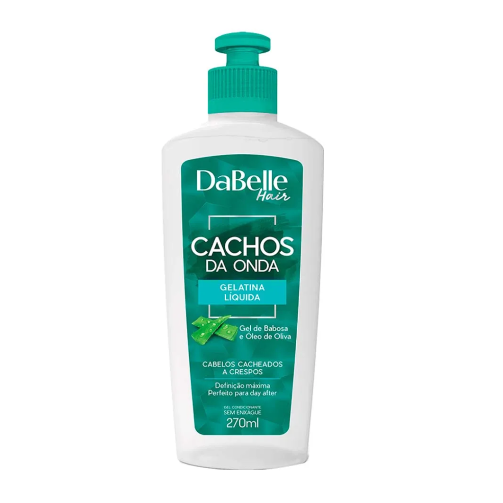 Gelatina Líquida Dabelle Cachos Babosa 270g  