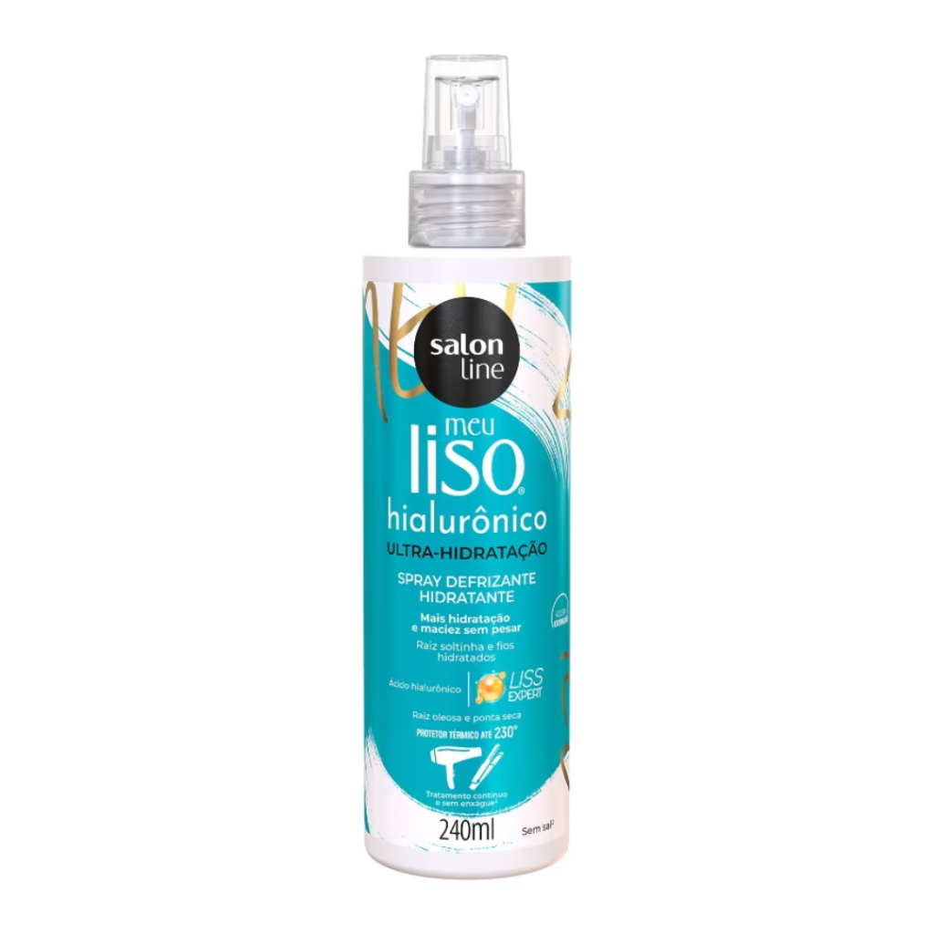  Meu liso Spray Defrizante Protetor Térmico Meu Liso Hialurônico 240ml