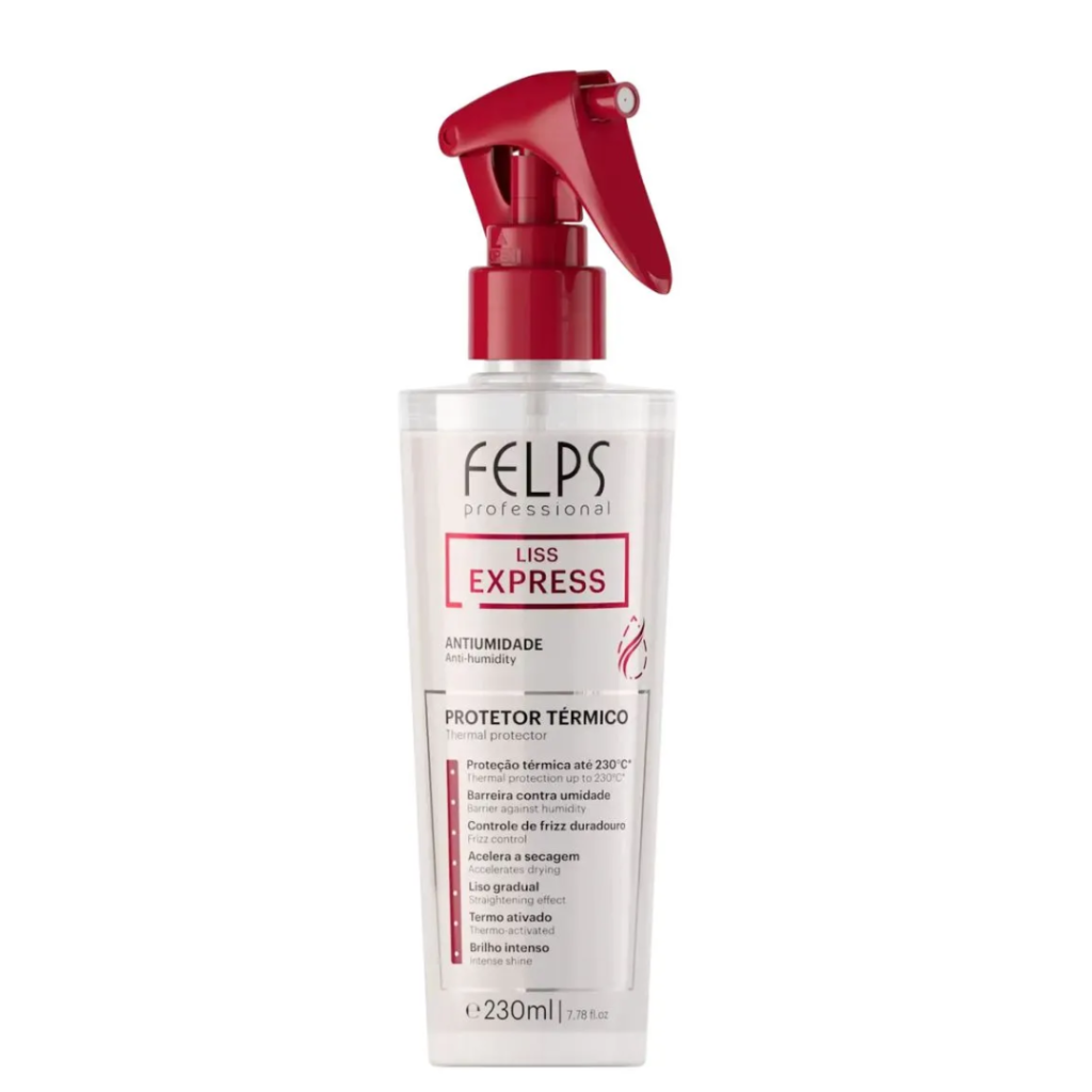 Protetor Térmico Capilar Felps Professional Liss Express Spray 230ml