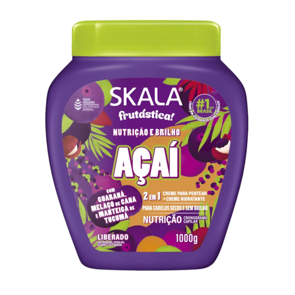 Creme de Tratamento Skala 2 em 1 Açaí 100g