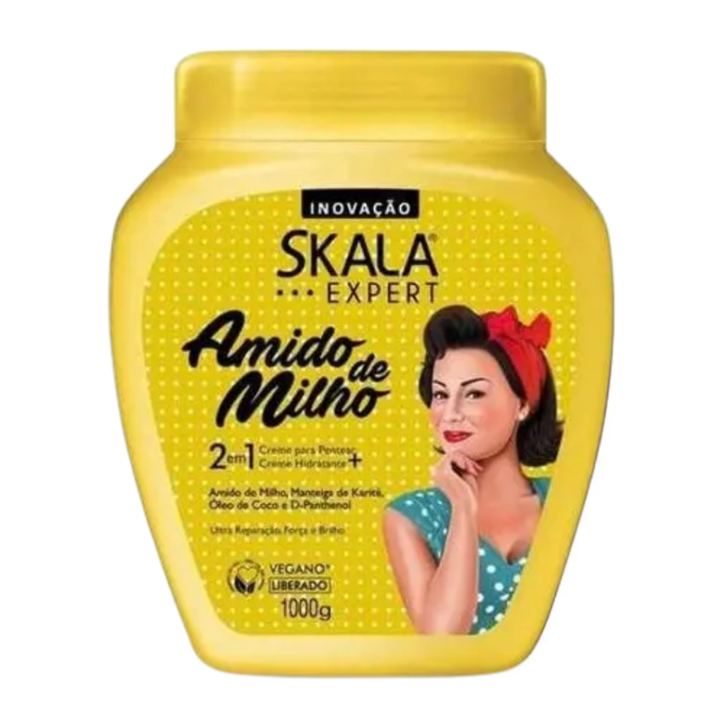 Creme De Tratamento Skala Amido De Milho (2 Em 1) 1000g