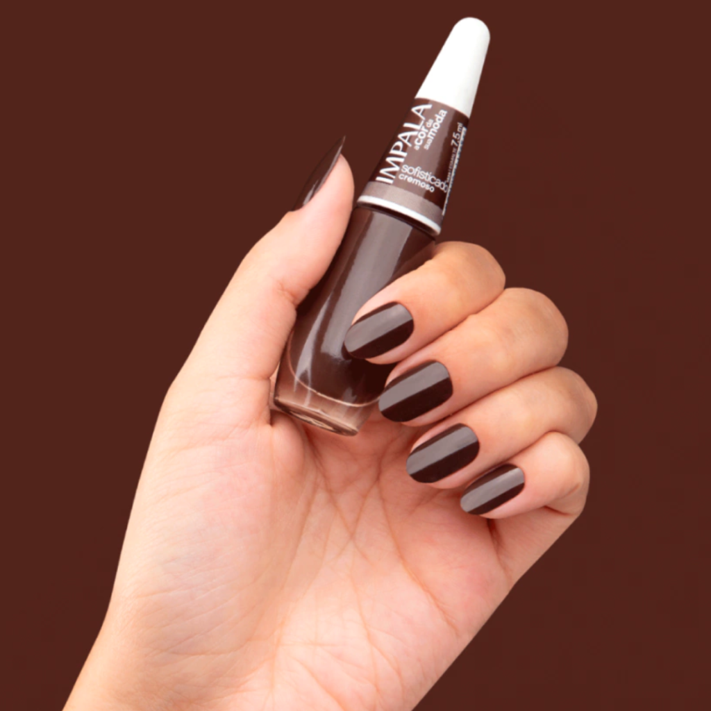 Esmalte Marrom Impala Sofisticado 