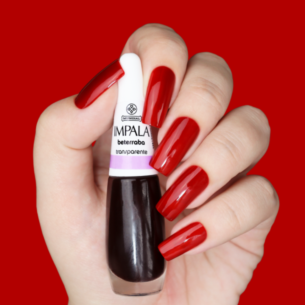 Esmalte Vermelho Impala Beterraba 