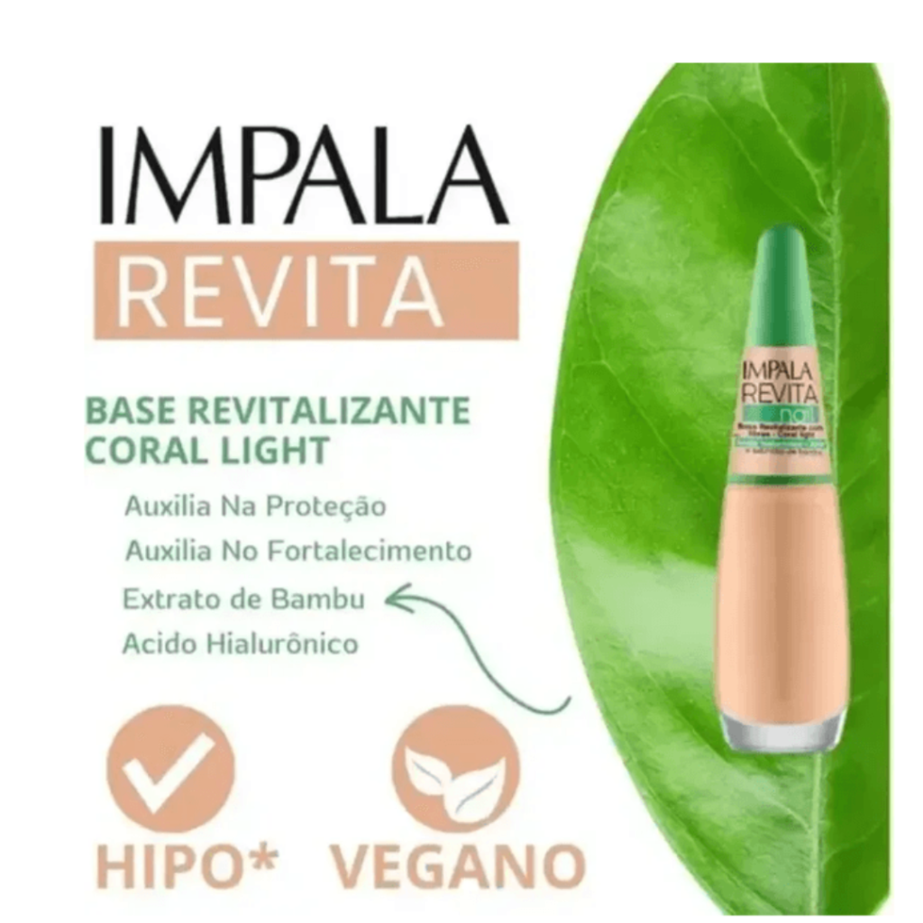 Esmalte Base Impala Revita Coral 