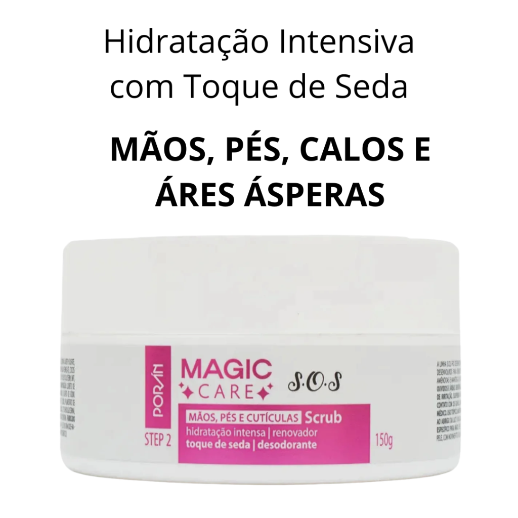 Creme Hidratante Pés, Mãos, Calos Poran Care 150g  