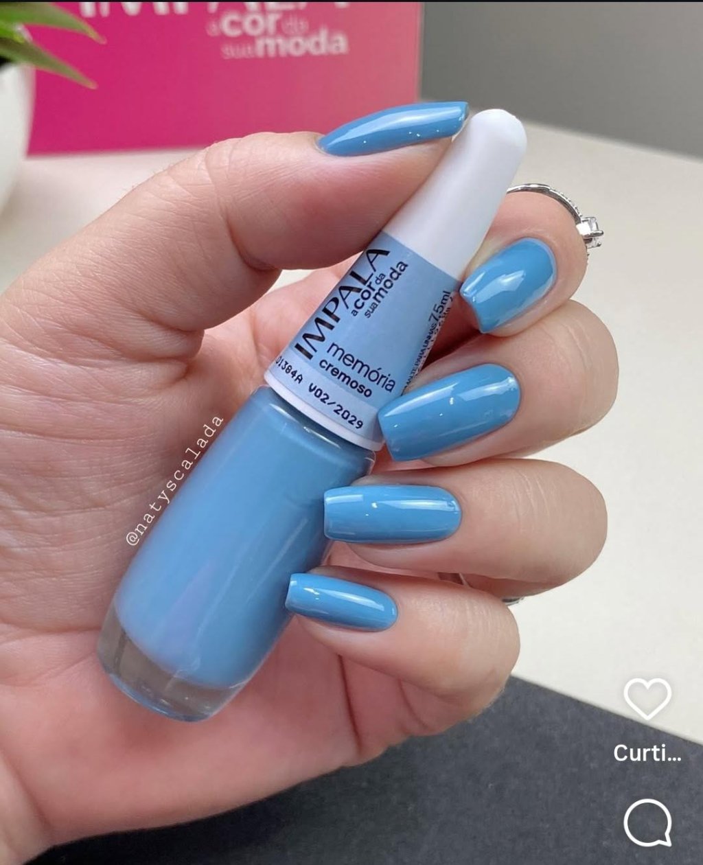Esmalte Azul Impala Memória 