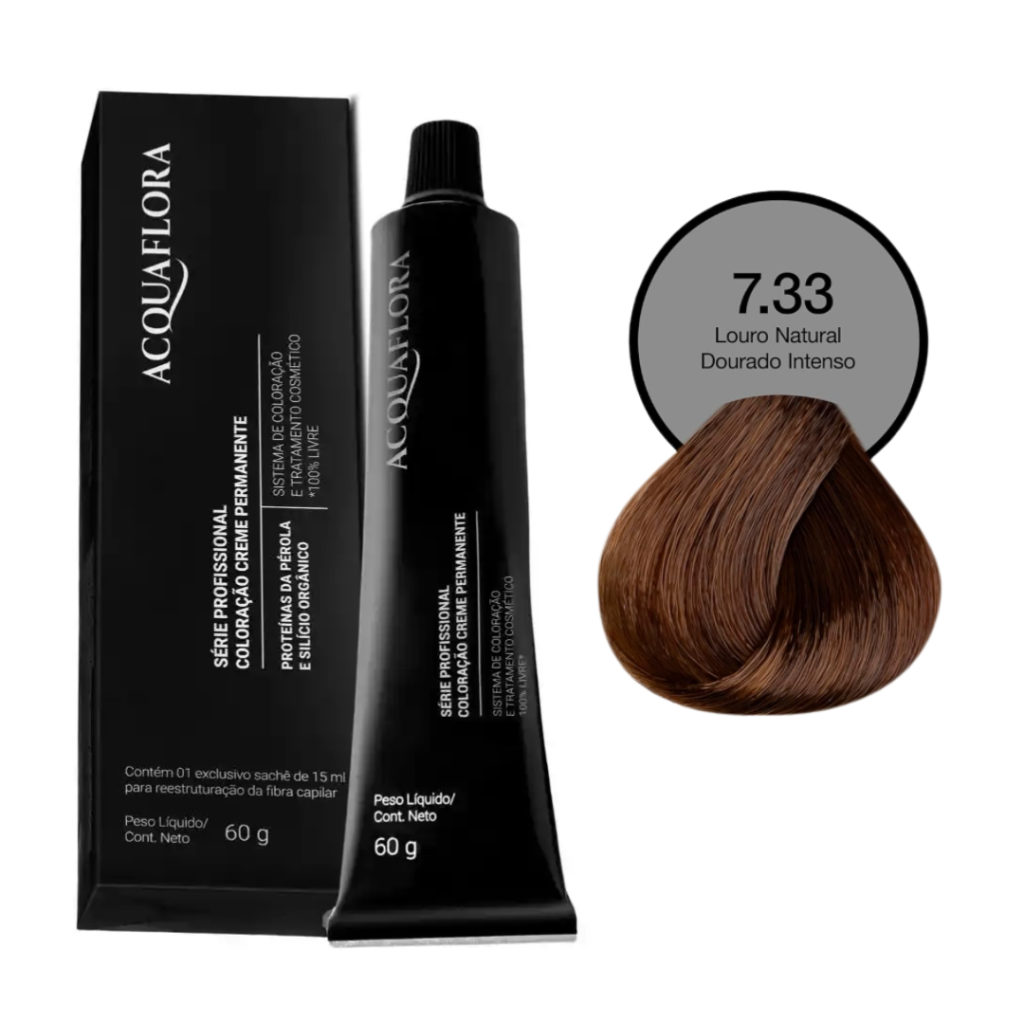 Tinta Dourado Acquaflora 7.33