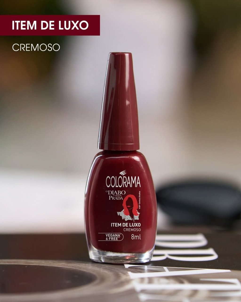 Esmalte Vermelho Colorama Item de Luxo 