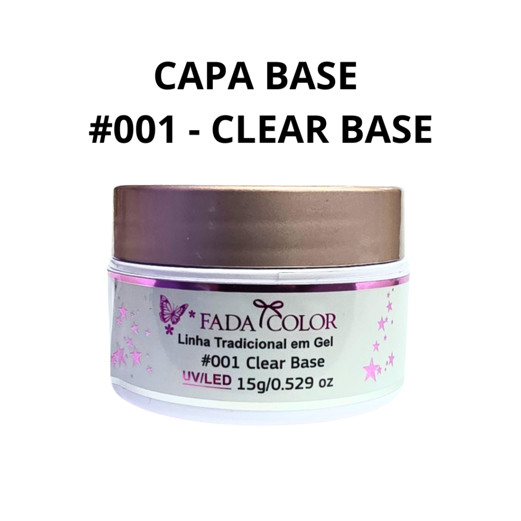 Preparador Fada color 15g Capa Base Clear 