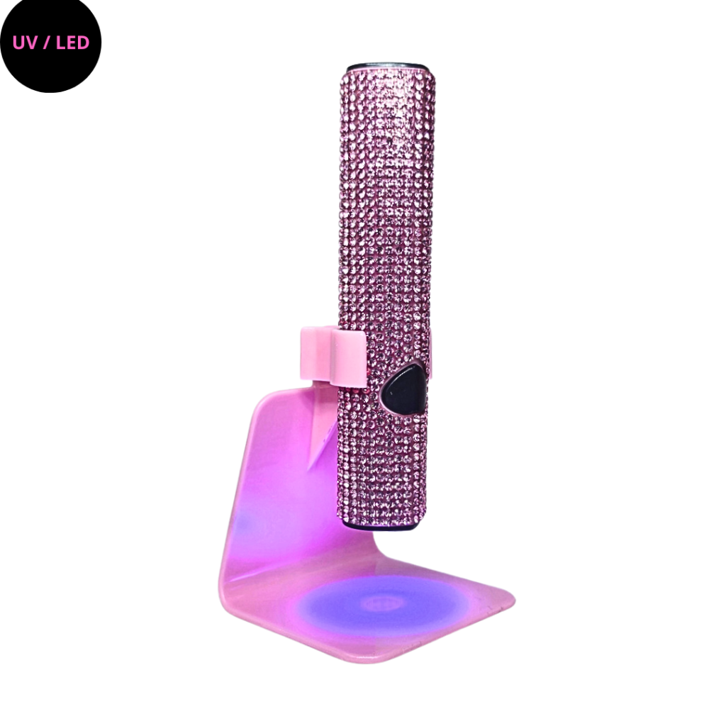 Lanterna UV/Led Unitária Strass Portátil Recarregavél 