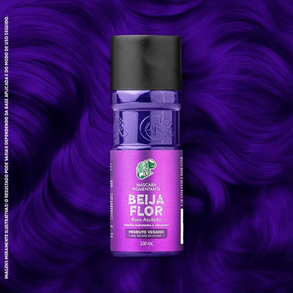 Tonalizante Roxo Máscara Kamaleão Beija Flor 100ml 