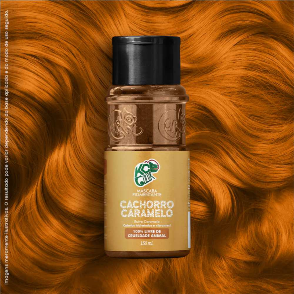 Matizador Cobre Máscara Kamaleão Cachorro Caramelo 100ml 
