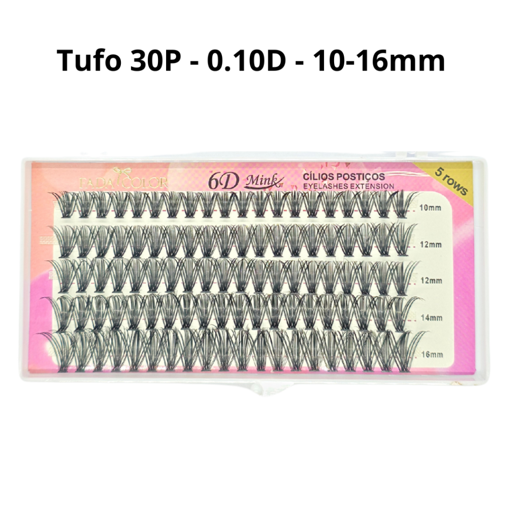 Tufinho Fada Color 30P - 0.10D - 10-16mm