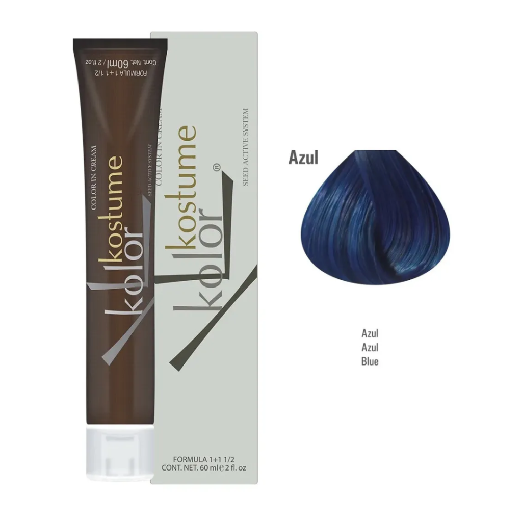 Tonalizante Azul Coloração Kostume Kolor Azul 