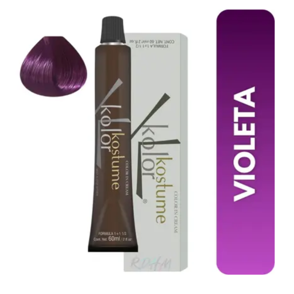 Tonalizante Roxo Coloração Kostume Color Violeta 