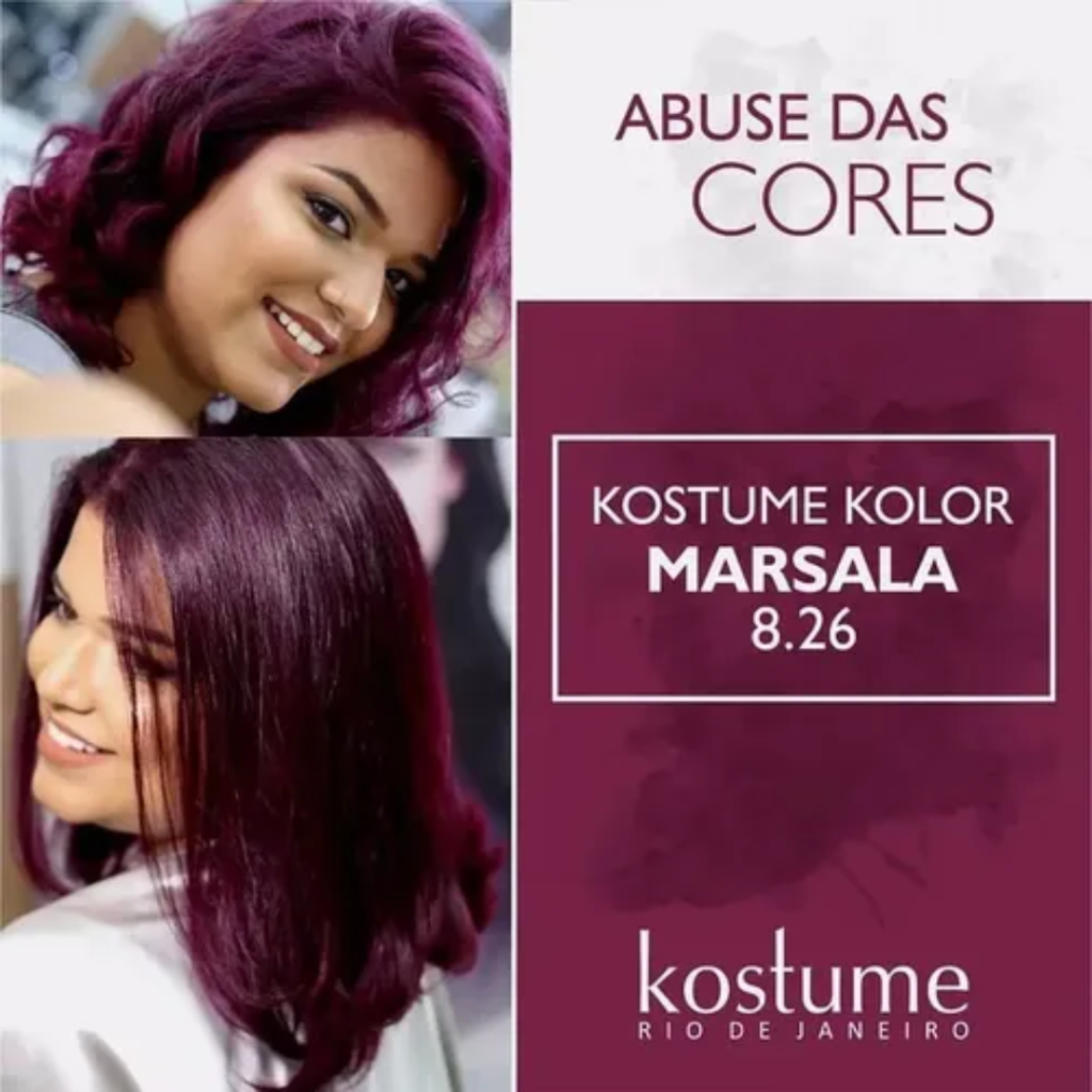 Tinta Marsala Kostume Kolor 8.26