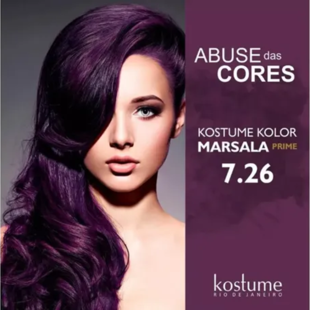 Tinta Marsala Kostume Kolor 7.26