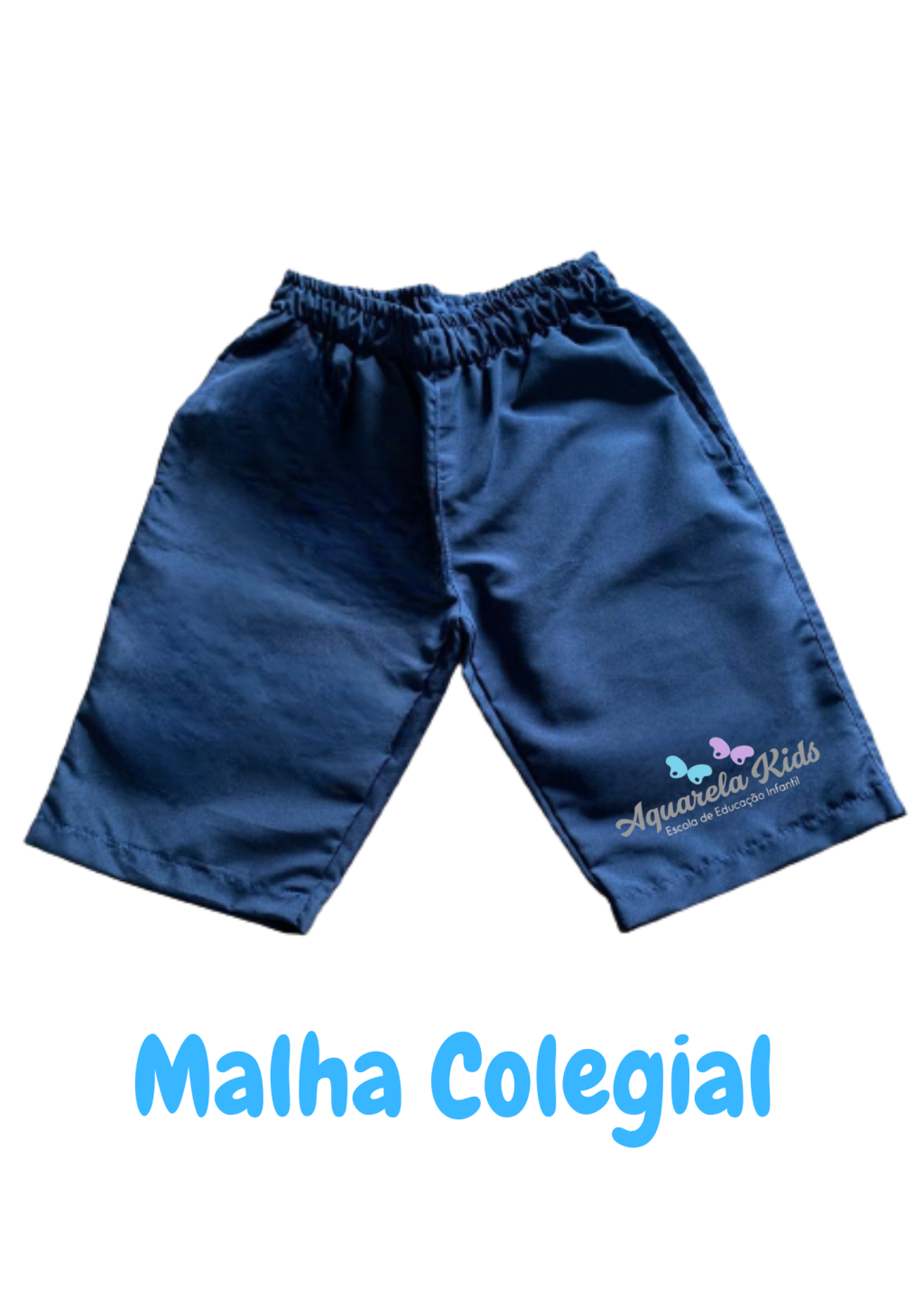 Bermuda Masculina Malha Colegial
