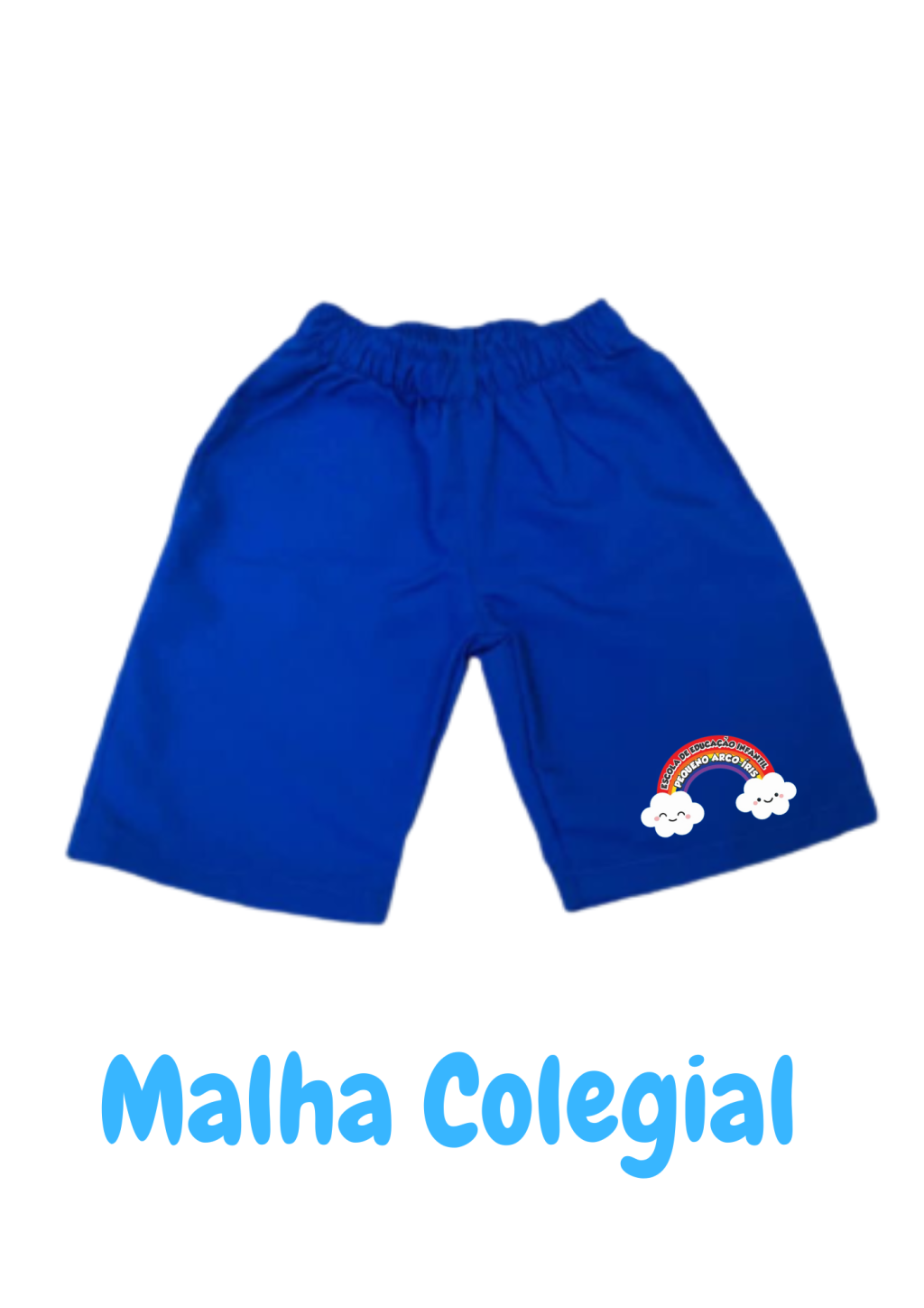 Bermuda Masculina Malha Colegial