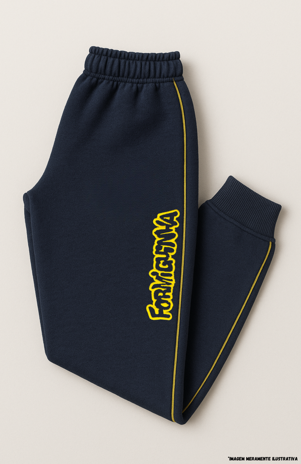 Calça Unissex em Moletom Peluciado